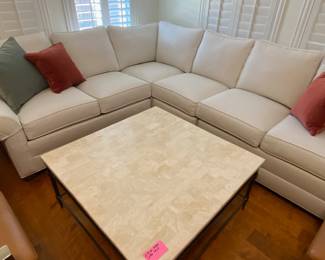 Ethan Allen coffee table & Sectional