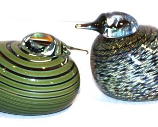 Littala Toikka Sand Curlew Glass Birds