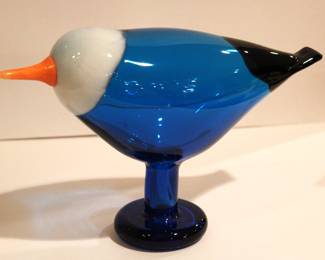 Littala Toikka Sand Curlew Glass Bird