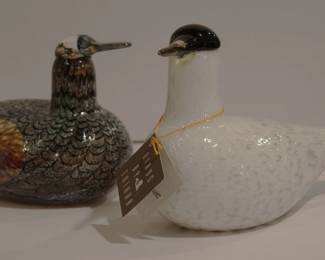 Littala Toikka Sand Curlew Glass Birds