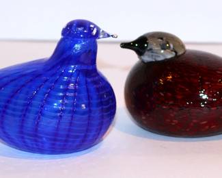 Littala Toikka Sand Curlew Glass Birds