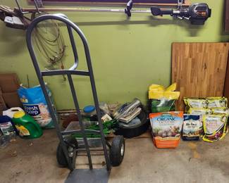 Gardening, Furniture Dolly, Trimmer. 