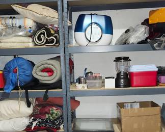 Coolers, Camping Items. 