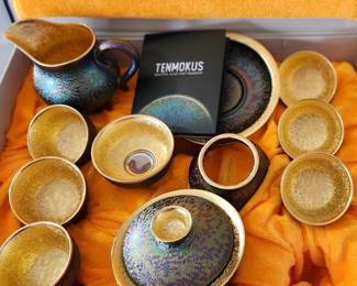 Tenmokus Clay Tea Set. 