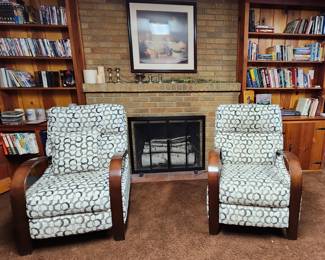 Flexsteel Bentwood Manual Recliners 