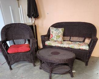 Wicker Patio/Sunroof Furniture. 