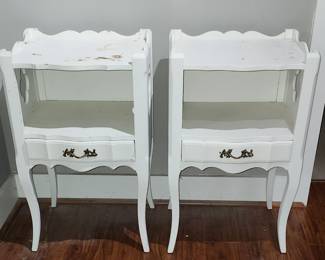 Pretty Provencial Side Tables/Nightstands. 