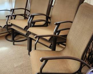 6 Patio Chairs and Table (next pic) 