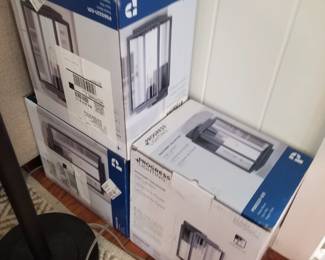 Wall lanterns - new in box; 1 left!