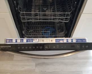 Frigidaire dishwasher with stainless steel interior