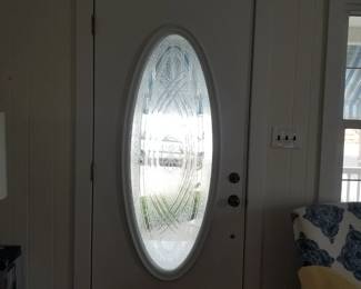 Entry door - interior view