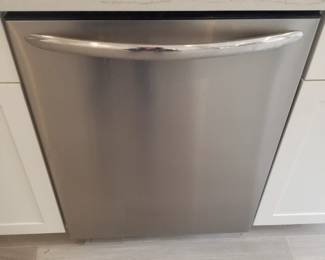 Frigidaire dishwasher with stainless steel interior