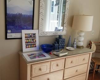 Long dresser matches tall dresser & nightstand