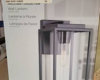 Wall lanterns - new in box; 1 left!