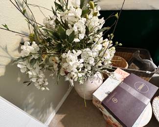 White floral 