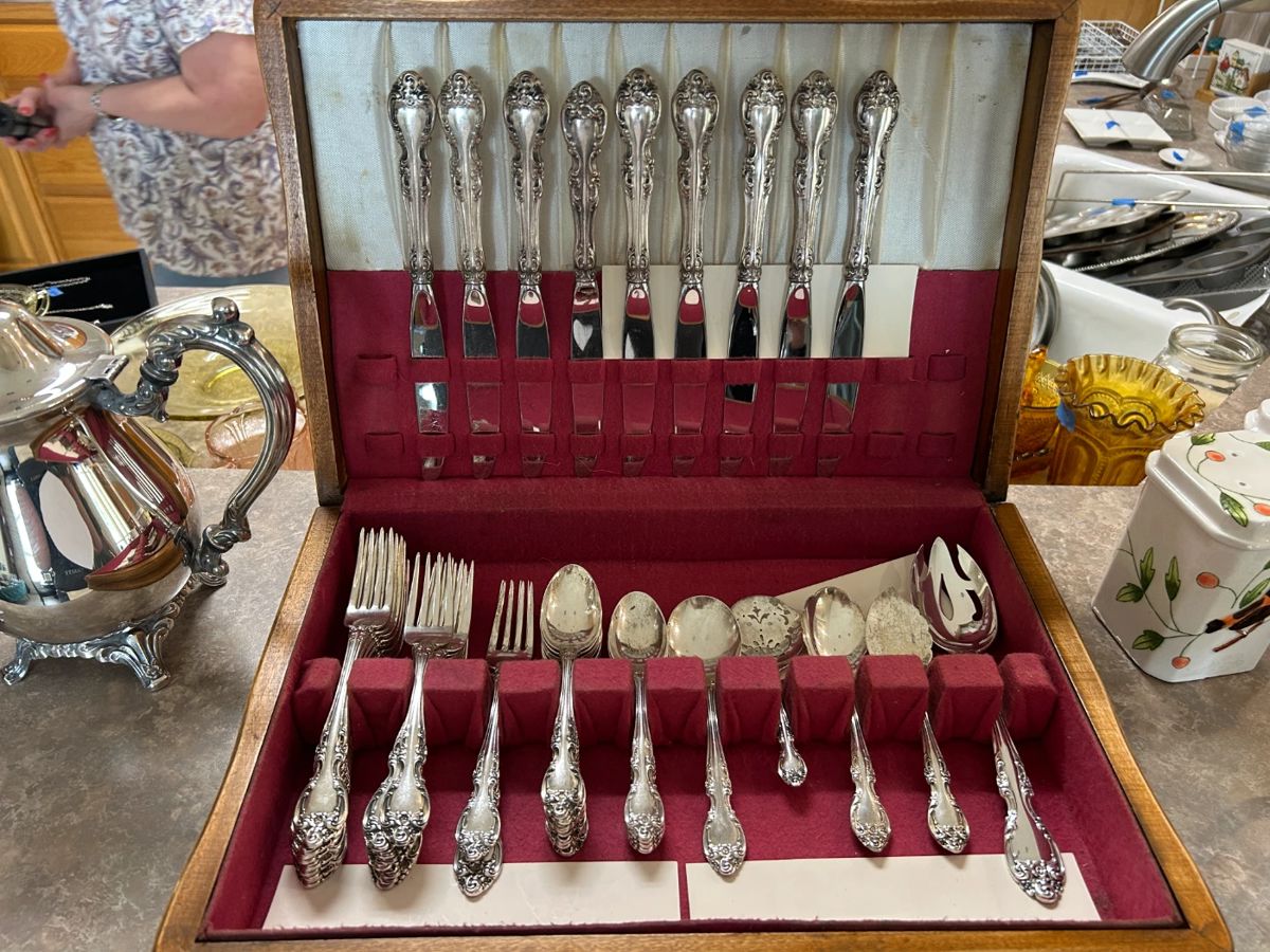 Sterling Silver Gorham Melrose, 44 pieces