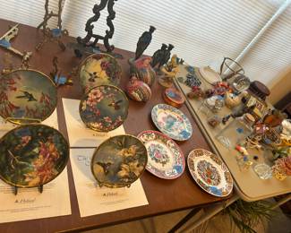 various collectibles and decor