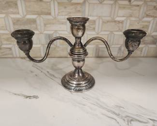 STERLING SILVER CANDLEABRA