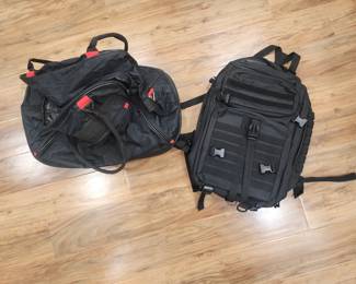 BACK PACK AND ROLLING TRAVEL BAG