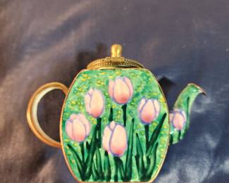 HAND PAINTED TRINKET BOX