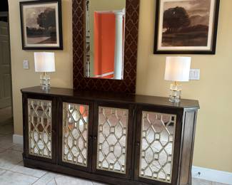 Casa Bella Mirrored Console