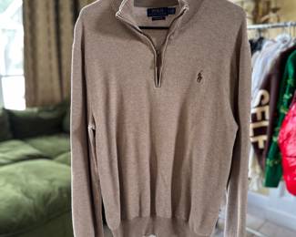 Ralph Lauren Polo Quarter Zip Pullover -Size Large
