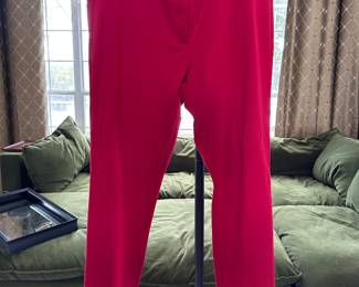J. McLaughlin Red Pants Size 14