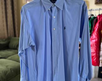 Ralph Lauren Blue Blake Button Down - Size Medium