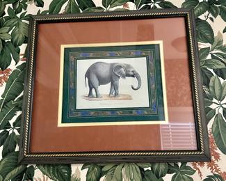 Framed Elephant Wall Art