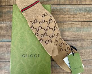 Gucci GG Pattern Socks - New w/ Tags