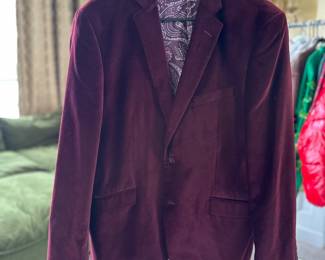 Madison Burgundy Blazer 