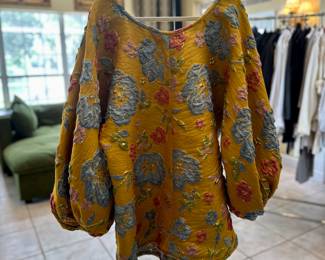 Arianne Elmy Yellow Floral Good Luck Dress - Medium