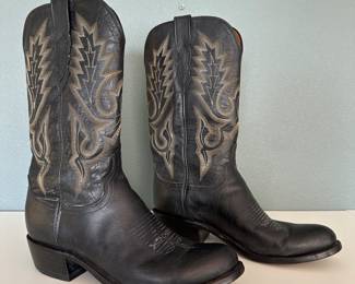 Lucchese Men’s Goat Western Boots - Size 9