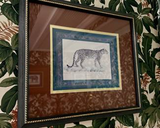 Framed Leopard Wall Art
