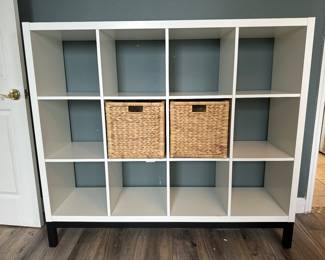 IKEA White Kallax Shelving Unit 