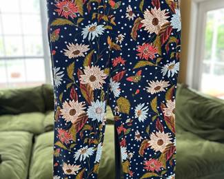 Spartina 449 Floral Pants Size XXL