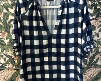 Summersalt Plaid Blouse Size XL