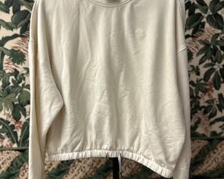 Champion Cropped Sweatshirt Size Large