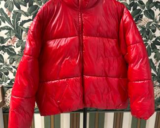 A New Day Red Puffer Jacket Size Large