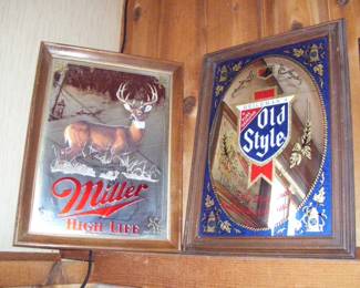 Vtg. bar signs