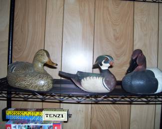 Signed artist duck decoys