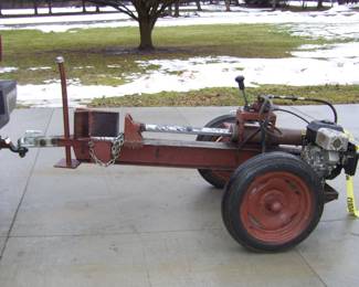 Custom built heavy duty log splitter with 11.5 HP Briggs & Stratton Engine 