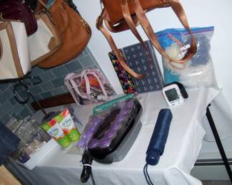 New conair velvet rollers - toiletries - etc