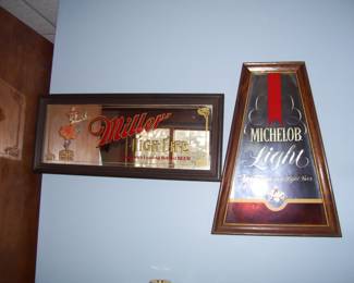 Vtg. bar signs