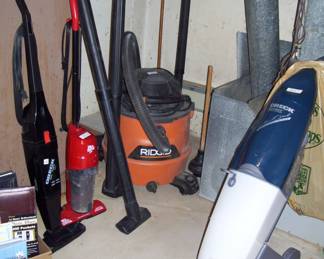 Oreck - Dirt Devil vacs - Oreck shampoo machine - Rigid shop vac