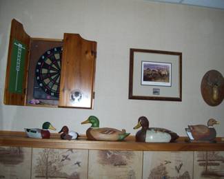 Duck decoys - electronic dart board