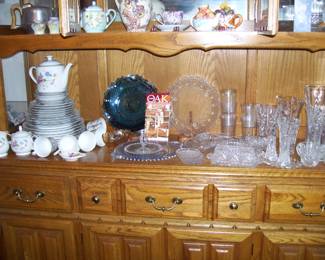 Japanese china spring night Andrea by Sadek - variety of depression glass - carnival glass - crystal