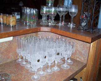 cristal d'arque crystal stemware - etc