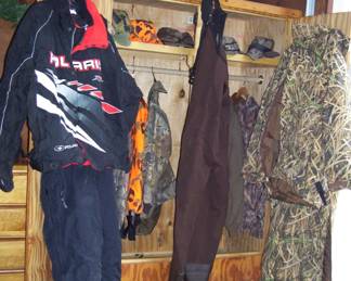 Polaris snowmobile suit - waders - hunting clothing  (all brand name)   size 2X