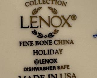 Lenox Holiday Fine Bone China